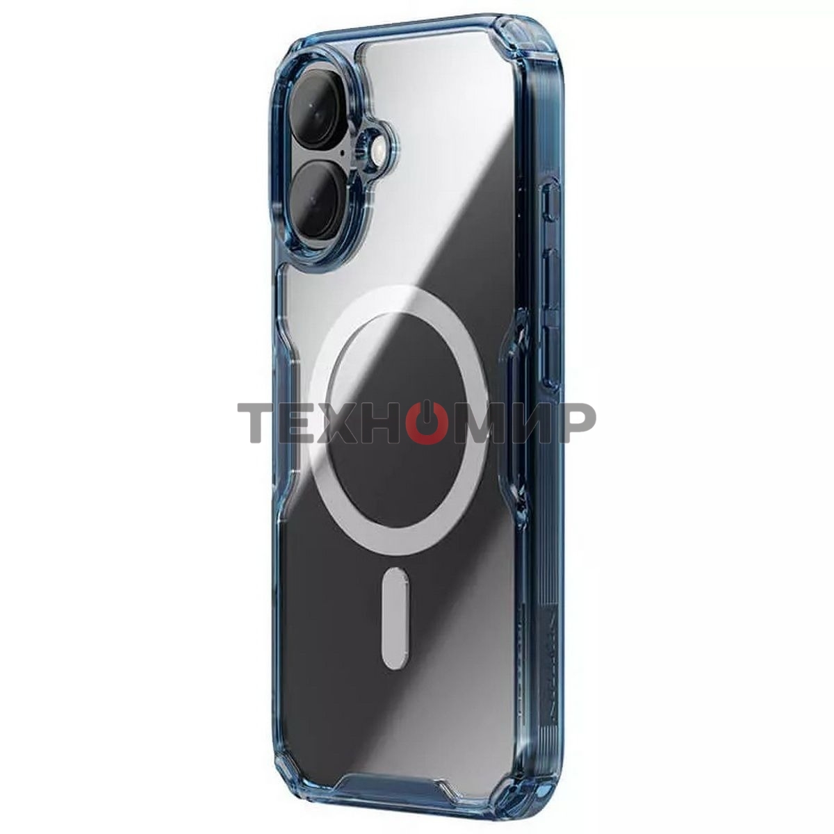 Чехол Nature TPU Pro Magnetic Case, синий, (AP iP16 Plus)