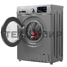 Стиральная машина Бирюса WM-SM712/08 M Металлик, загрузка фронтальная 7 кг, 1200 об/мин, класс А+++