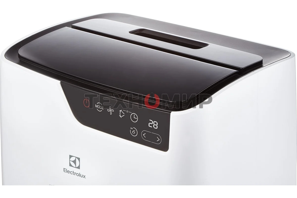 Кондиционер мобильный Electrolux EACM-09 GT/N6 9000 BTU, 24 м², 50 дБ, охлаждение, обогрев, осушение, белый