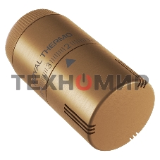 Термоголовка жидкостная Royal Thermo Design М30х1,5 (золото матовое)