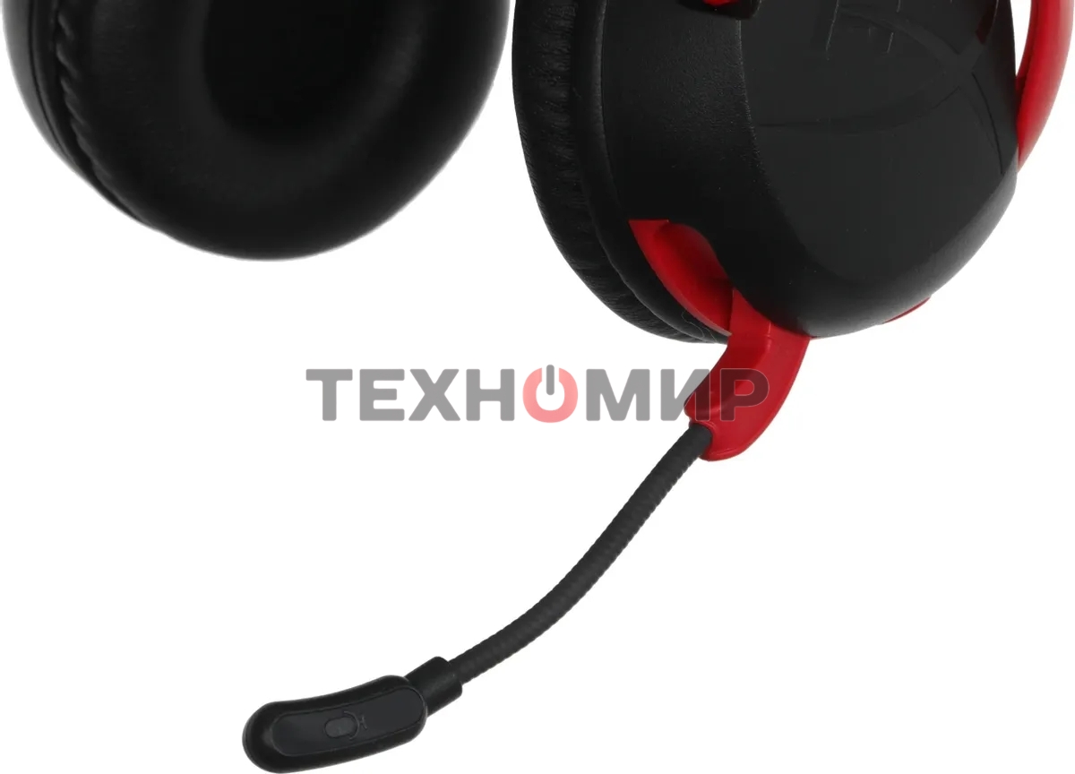 Наушники с микрофоном HyperX Cloud Mini черный/красный накладные BT оголовье (7G8F1AA)