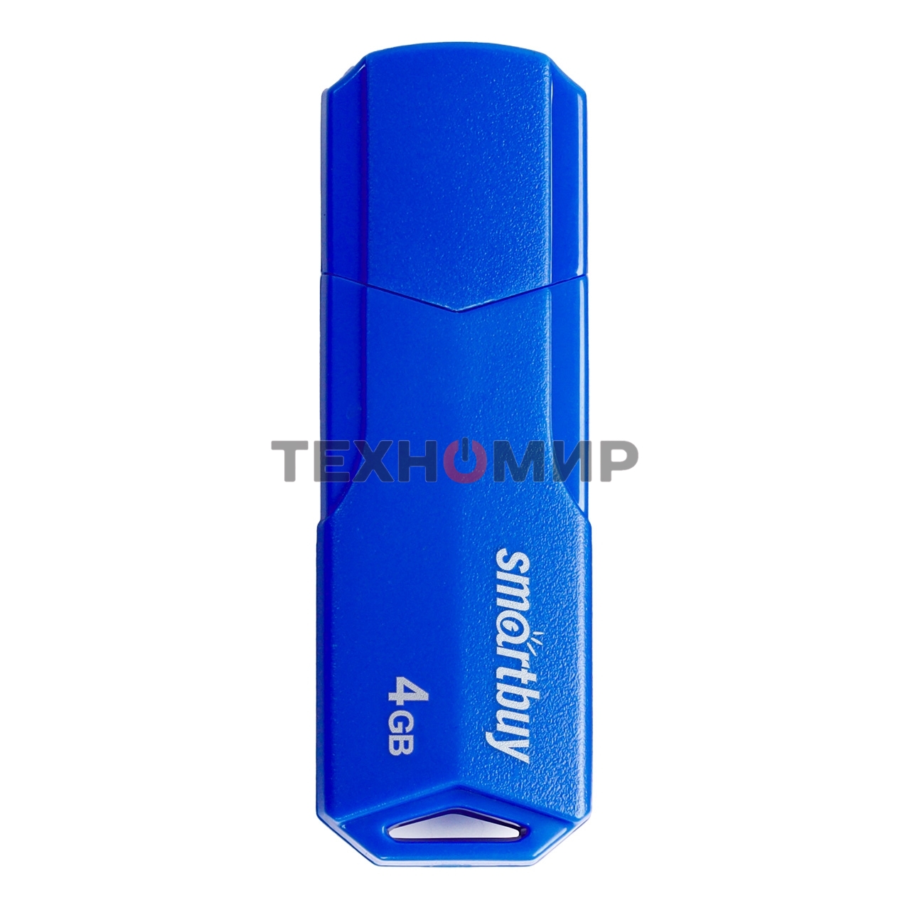 Флешка USB Smartbuy CLUE Blue (SB4GbCLU-BU), 4Gb, USB 2.0, R/W 15/8, синий