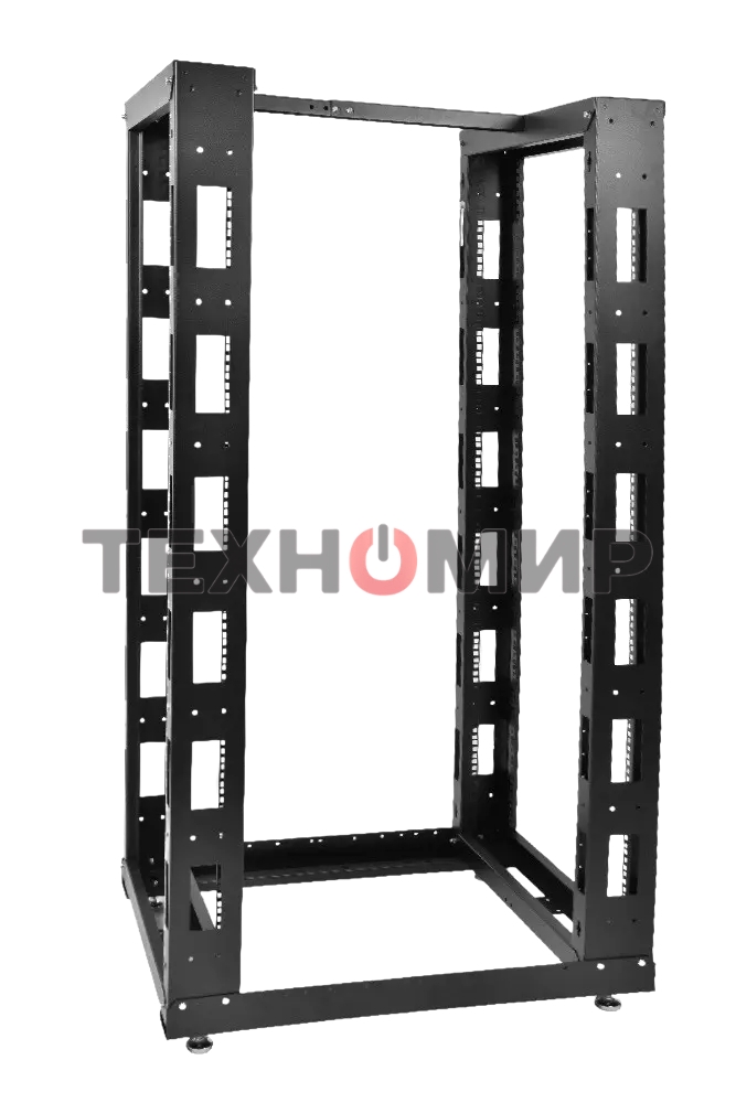 Стойка телекоммуникационная универсальная 42U двухрамная, черный