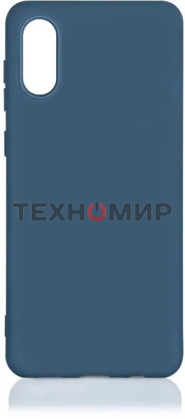 Чехол (клип-кейс) DF для Samsung Galaxy A02 sOriginal-27 синий