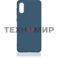 Чехол (клип-кейс) DF для Samsung Galaxy A02 sOriginal-27 синий