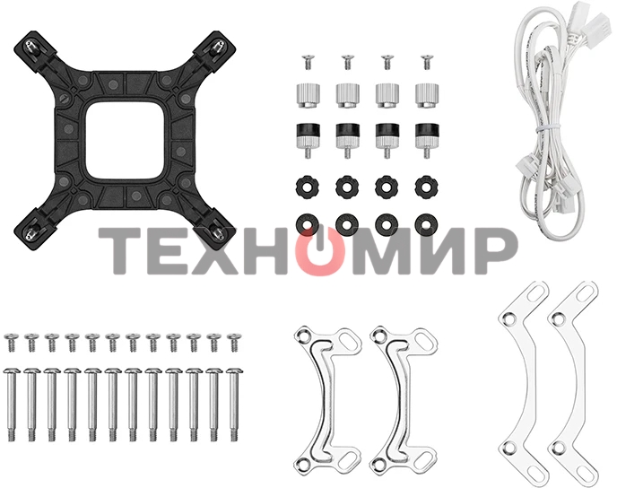 Система жидкостного охлаждения Deepcool LE360 PRO Wh ARGb Soc-AM5/AM4/1200/1700/1851 белый 4-pin 19-33dB Al 300W 1817gr Ret (R-LE360PRO-WHAMMC-G-1)