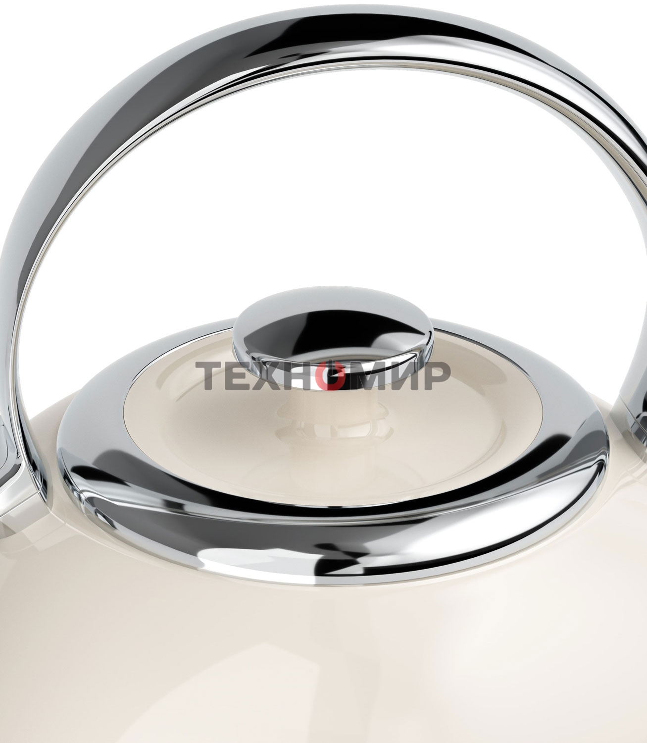 Чайник электрический Candy CK-205 1.7л. 2200Вт слоновая кость корпус: нерж.сталь