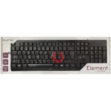 Клавиатура Qumo Office Element K65 проводная, USB Type-A, чёрный