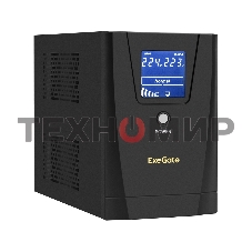 Источник бесперебойного питания ExeGate EP285500RUS SpecialPro Smart LLB-1500.LCD.AVR.C13.RJ.USB 1500VA/950W, LCD, AVR, 6*IEC-C13, RJ45/11, USB, черный