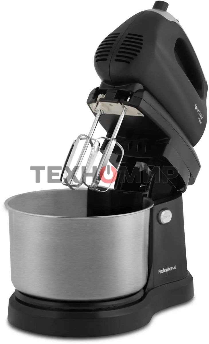 Миксер Vitek VT-1417 ST, 700 Вт, 2,8л., с чашей, черный