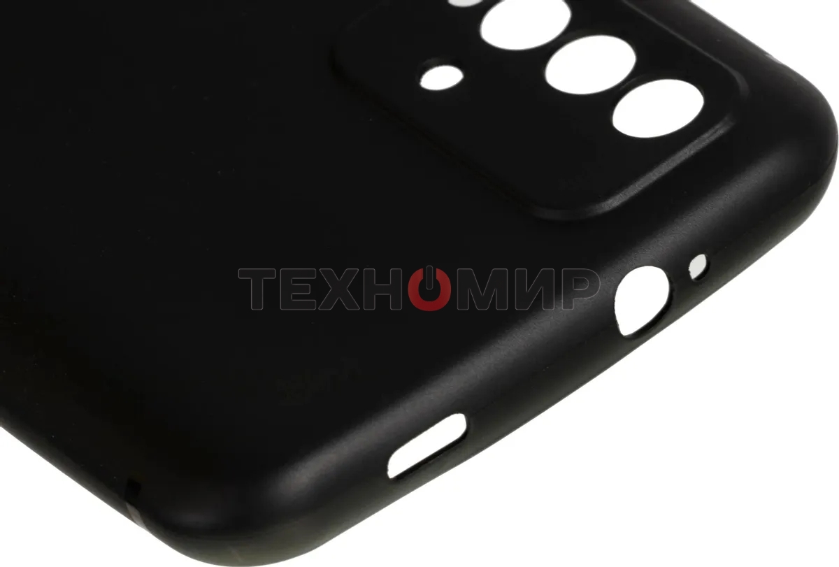 Чехол (клип-кейс) BORASCO Silicone Case, для Xiaomi Redmi 9t, черный