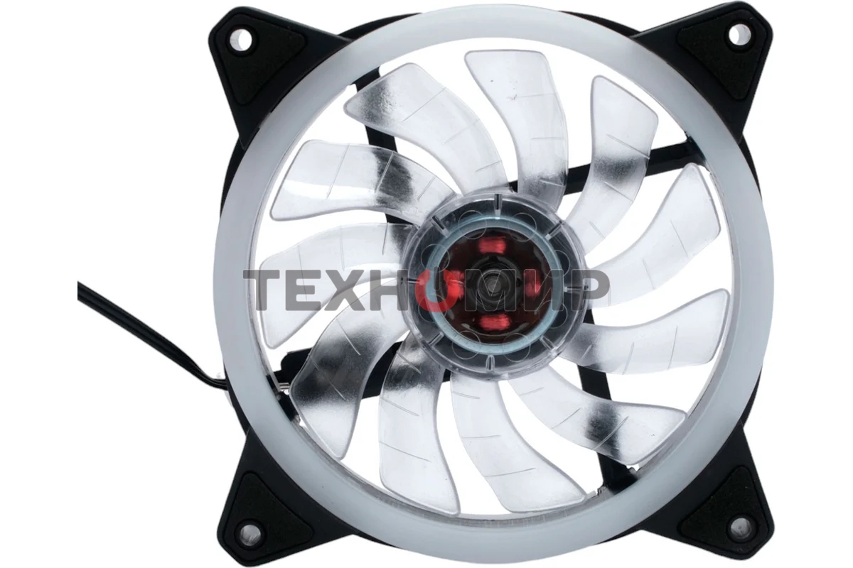 Вентилятор для корпуса Gembird черный, 120 мм, 1200 об/мин, 20.5 дБ, 3 pin