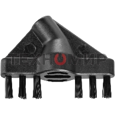 Пылесос паровой вертикальный Starwind SSV9550 темно-серый/голубой (черный/синий), питание от сети, 120 Вт, уборка влажная/паром/сухая, пылесборник 0.5 л