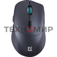 Мышь беспроводная Defender Effect X MS-095 черный, 1600 dpi, радиоканал, USB, кнопки - 6