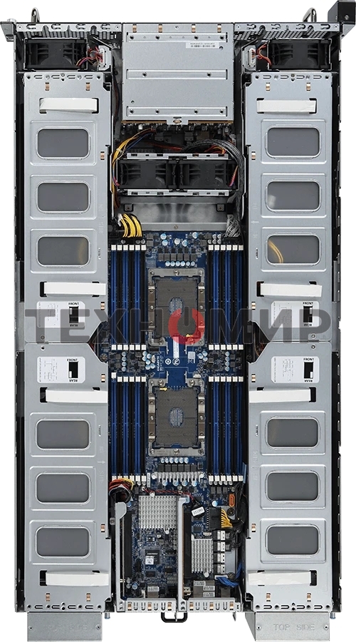 Серверная платформа Gigabyte G291-2G0 HPC Server - 2U 16 x Tesla P4 GPU Server 2 x LGA 3647 DDR4