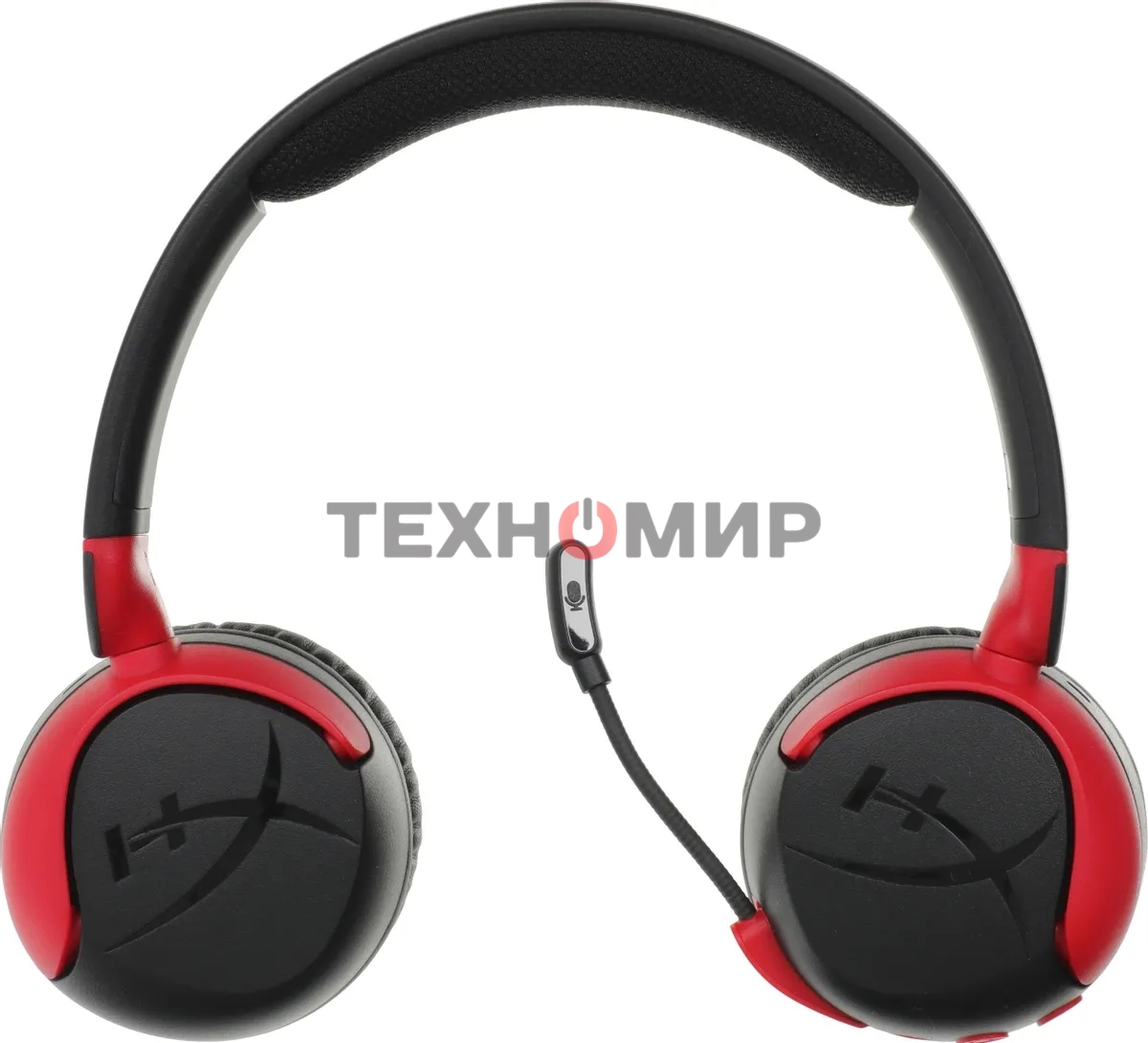 Наушники с микрофоном HyperX Cloud Mini черный/красный накладные BT оголовье (7G8F1AA)