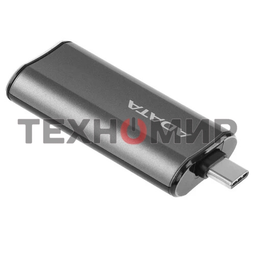 Внешний SSD ADATA SC750, 2TB, USB 3.2 Gen 2 Type-C, R/W 1050/1000, черный