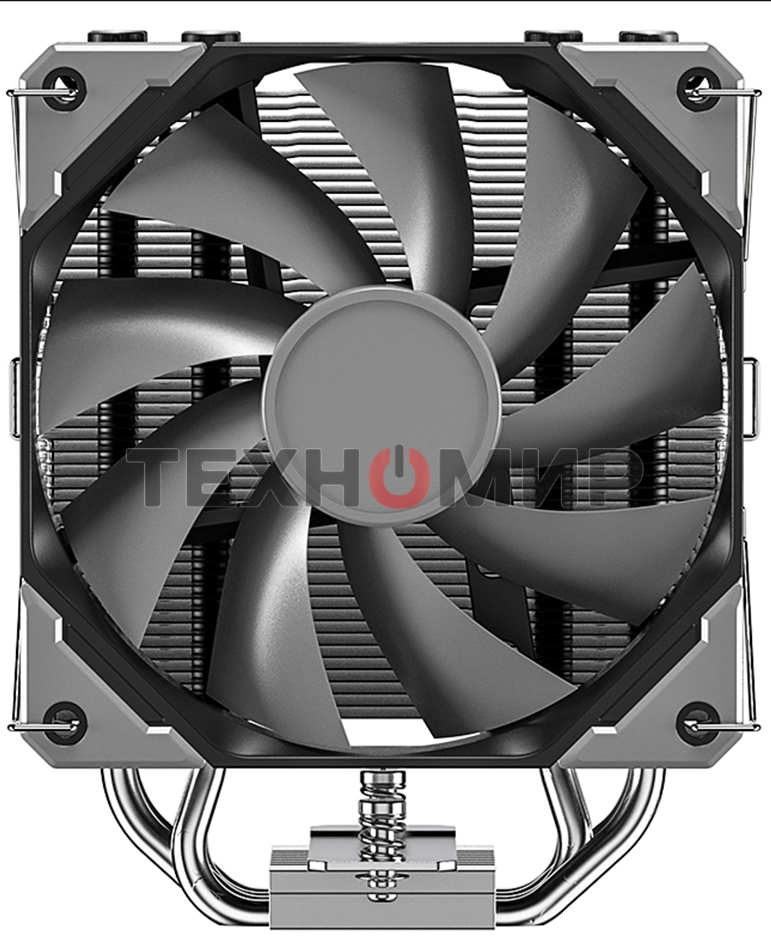 Кулер Cooler ID-Cooling SE-214-XT BASIC черный/серебристый 120мм алюминий+медь 1800rpm 27db 4-pin 180W 150мм