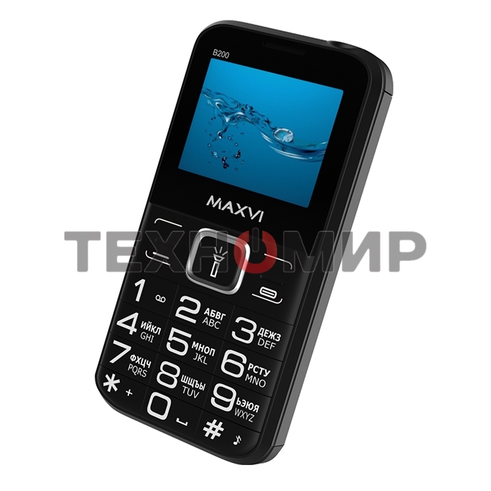 Мобильный телефон Maxvi B200 черный