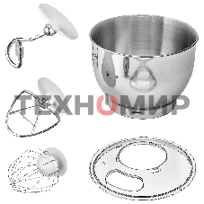 Миксер планетарный BBK KBM1400 серый, 1500 Вт