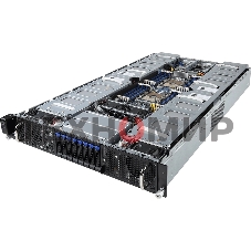 Серверная платформа Gigabyte G291-2G0 HPC Server - 2U 16 x Tesla P4 GPU Server 2 x LGA 3647 DDR4