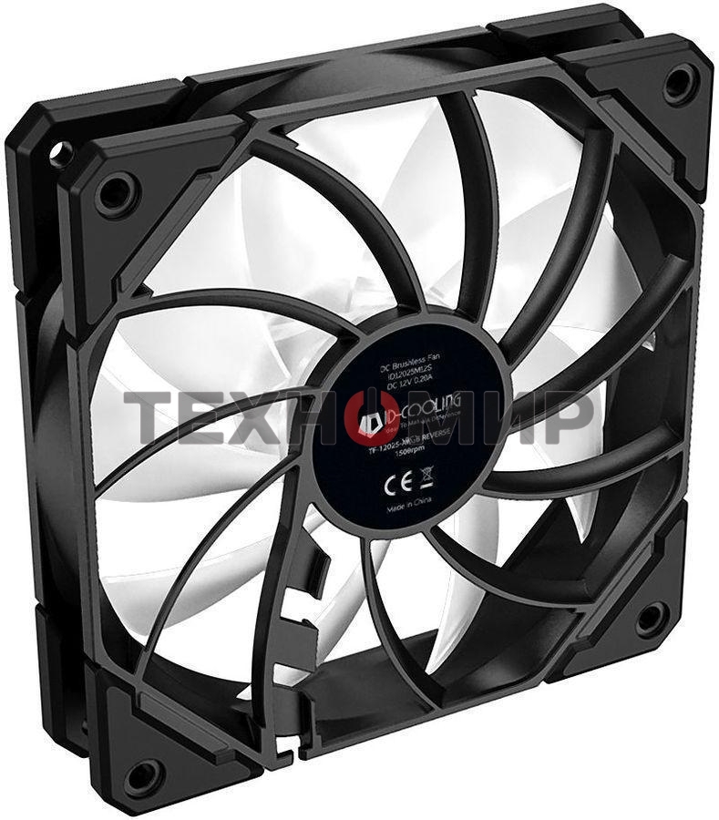 Вентилятор для корпуса ID-COOLING TF-12025-PRO-ARGB REVERSE черный 120мм 1800rpm 35.2db 4-pin