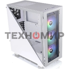 Компьютерный корпус Thermaltake Divider 300 TG ARGb белый без БП ATX 2x120мм 2xUSB 3.0 audio front door bott PSU