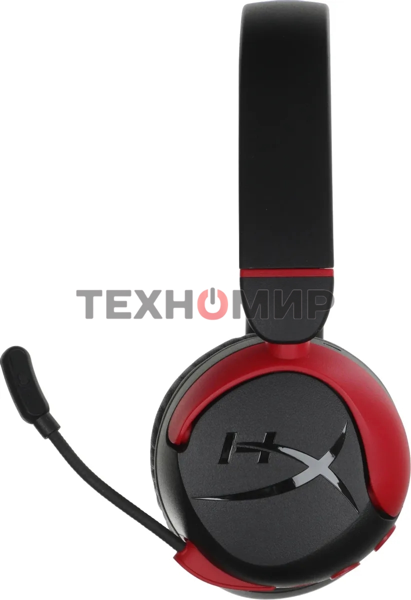 Наушники с микрофоном HyperX Cloud Mini черный/красный накладные BT оголовье (7G8F1AA)
