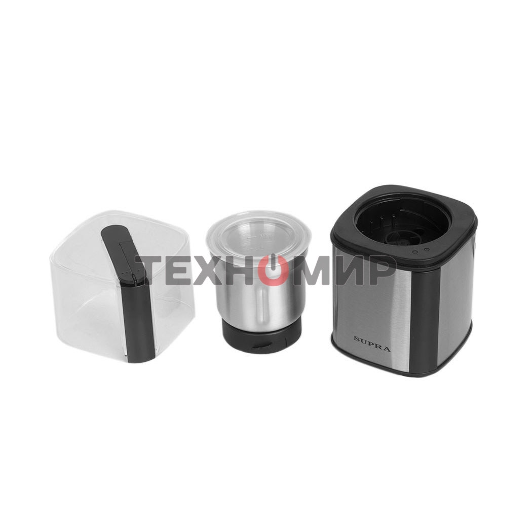 Кофемолка SUPRA CGS-310 300 Вт, 80 г, серебристый