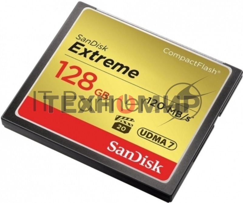 Флеш карта CF 128Gb SanDisk Extreme 120Mb/s