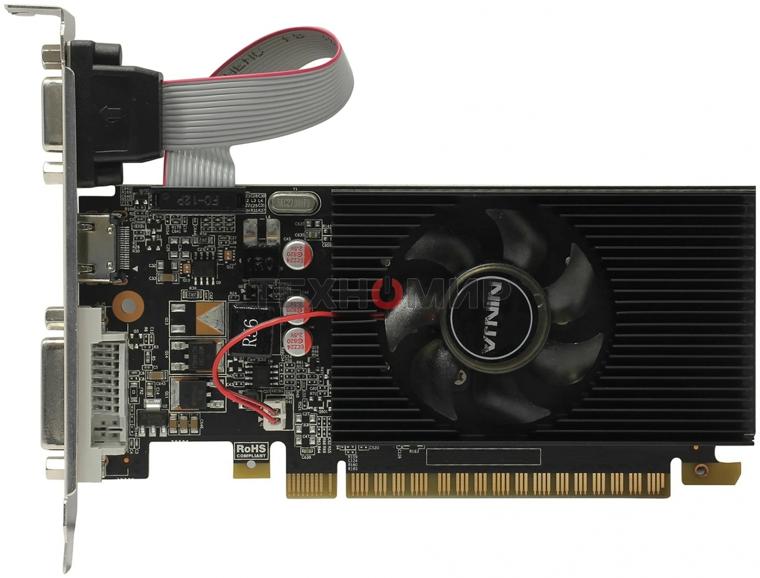 Видеокарта Sinotex Ninja GT710 2Gb 64bit DDR3 DVI HDMI CRT PCIE