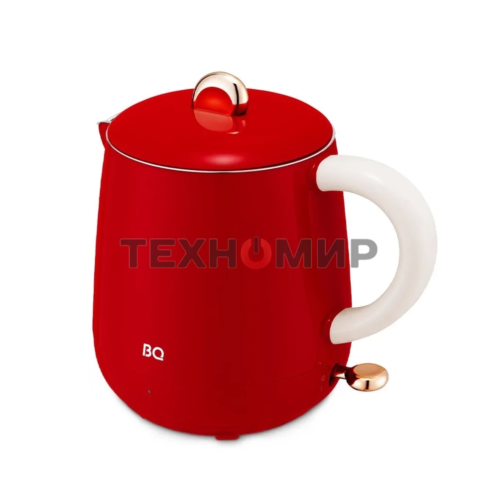 Чайник электрический BQ KT1717P Red. Мощность:1000 Вт, Объем 0,6л