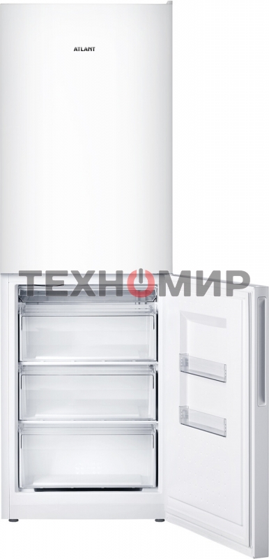 Холодильник Atlant ХМ-4619-101 белый двухкамерный 182/119л морозилка снизу