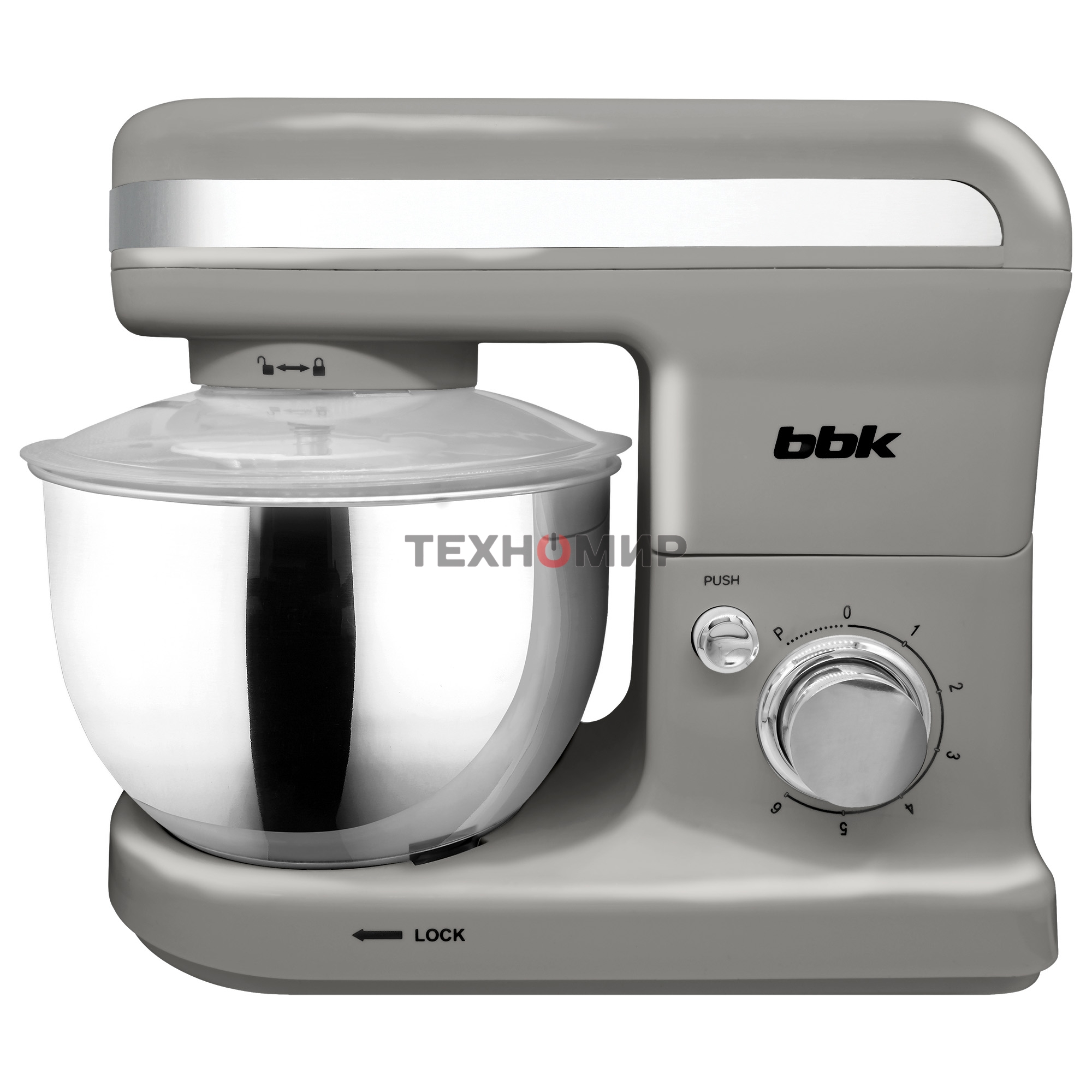 Миксер планетарный BBK KBM1400 серый, 1500 Вт