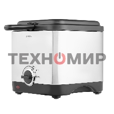 Фритюрница Centek CT-1430 900 Вт объем 1,5лЧаша - антипригарная, стальной корпус, окно