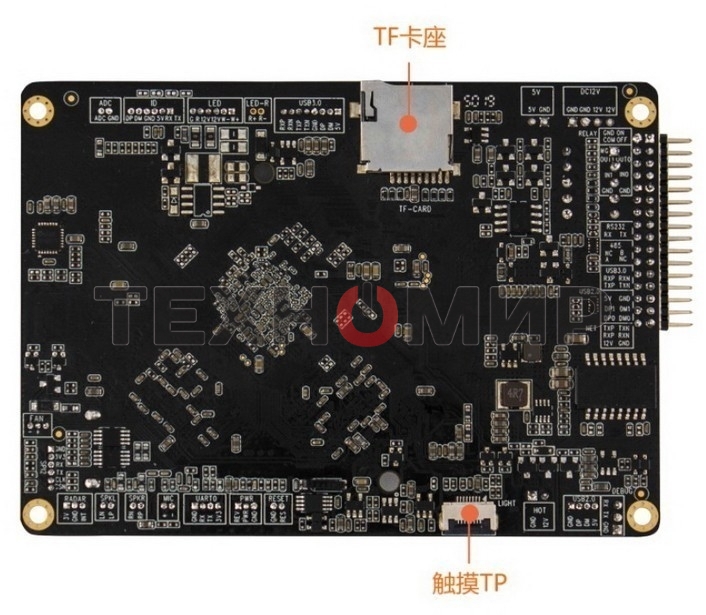 Одноплатный компьютер Firefly Face-RK3399 2G+16G designed for face recognition