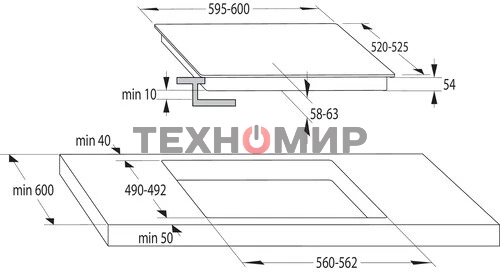 Индукционная варочная панель Gorenje GI6421SYW белый