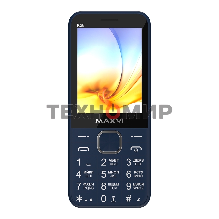 Мобильный телефон Maxvi K28 32/32Mb синий