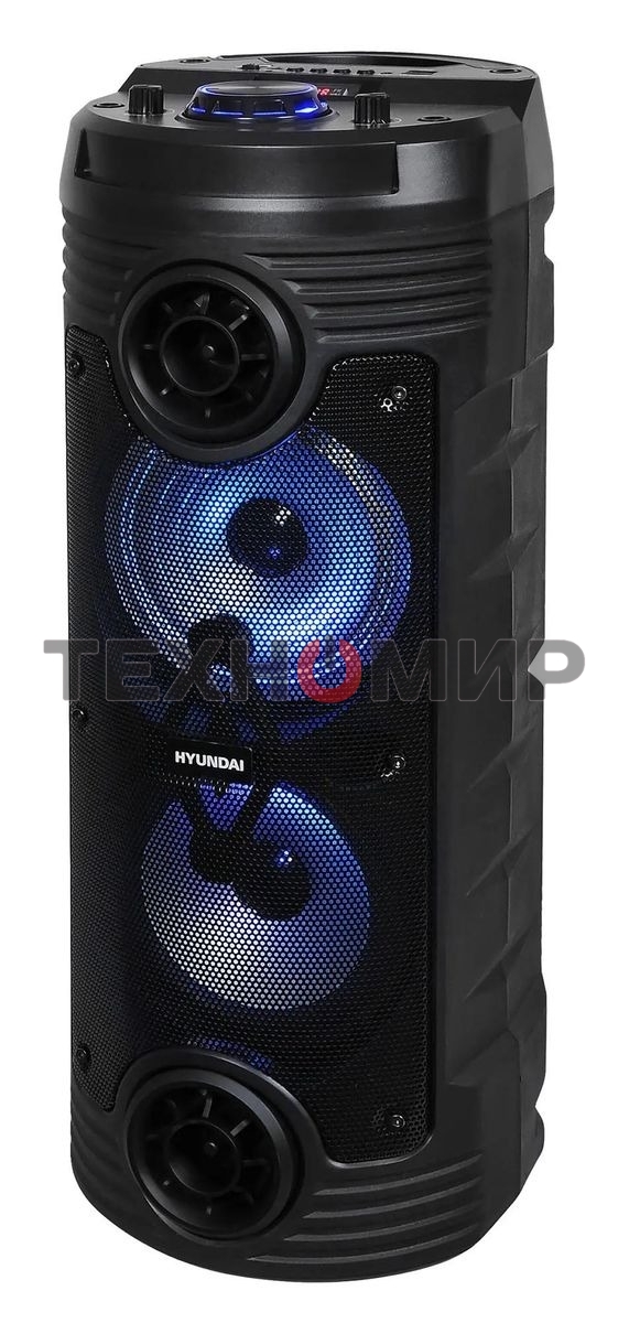 Минисистема Hyundai H-MC170 черный 80Вт/FM/USB/BT/SD/MMC