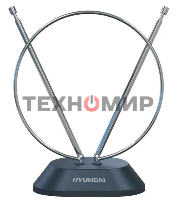 Антенна телевизионная Hyundai H-TAI100 3дБ пассивная черный