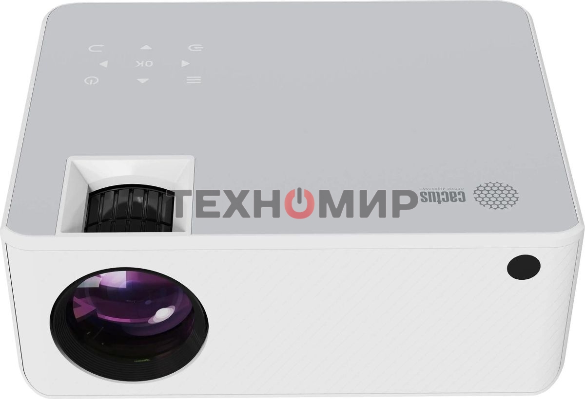 Проектор Cactus CS-PRM.04WT.WUXGA-A LCD 400Lm ANSI (1920x1080) 2000:1 ресурс лампы:50000часов 1xUSB typeA 1xHDMI 2.5кг