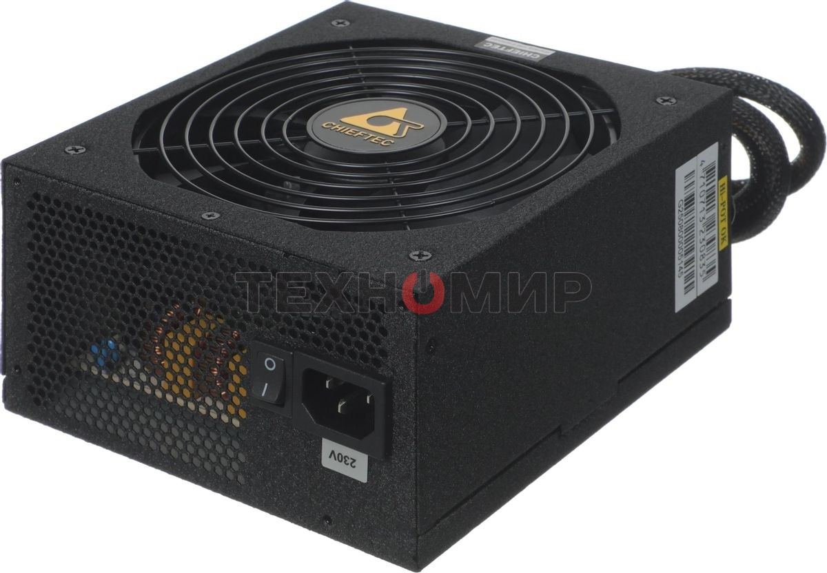 Блок питания Chieftec A-90 GDP-650C RTL, 650Вт, 140мм, модульный, черный