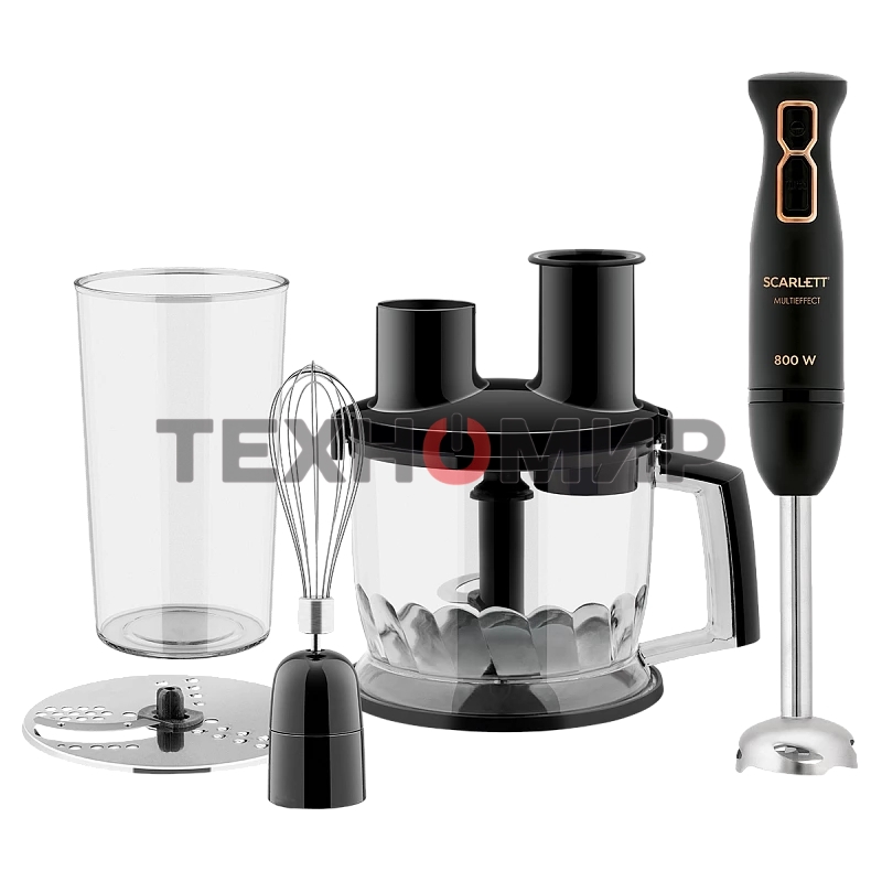 Блендер погружной Scarlett SC-HB42K09 черный;
