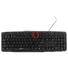Клавиатура проводная Gembird KB-8320U-BL, USB, черный