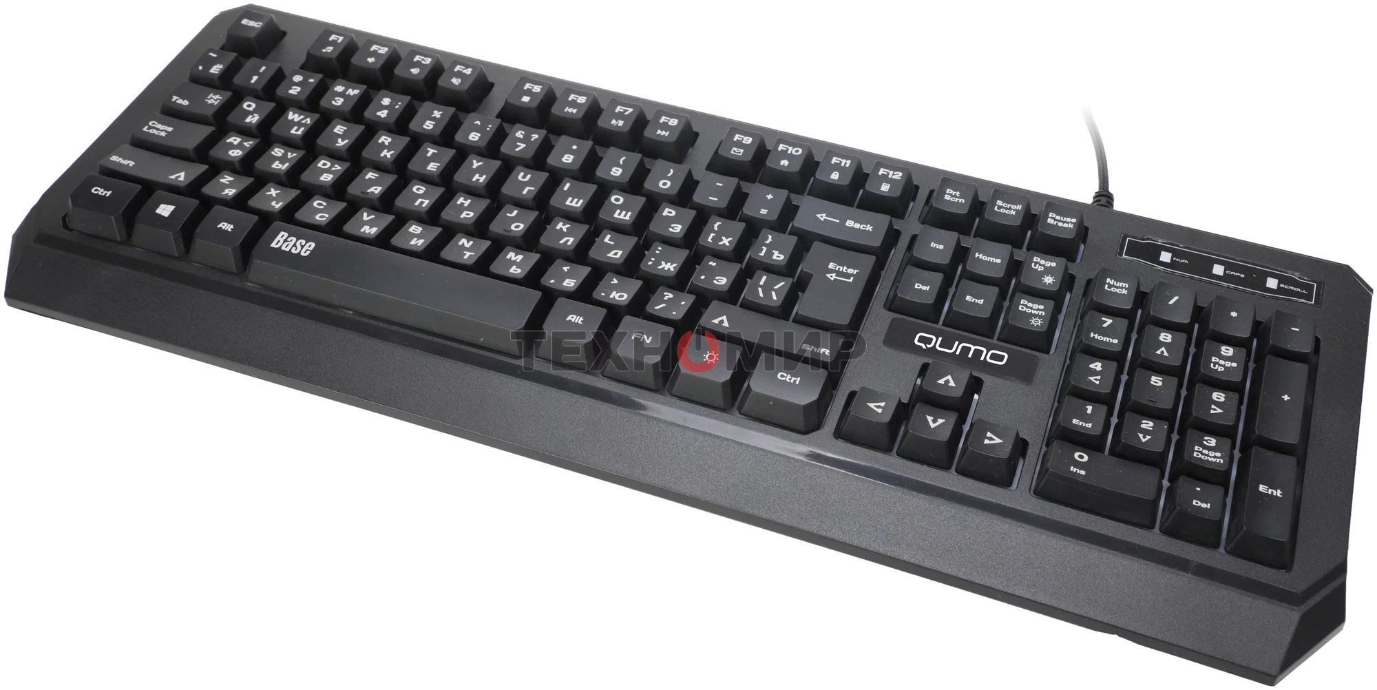 Клавиатура Qumo Office Base K59 проводная, USB Type-A, чёрный