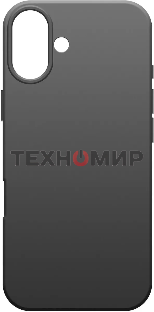 Чехол (клип-кейс) BoraSCO для Apple iPhone 16 Plus Microfiber Case черный (73687)