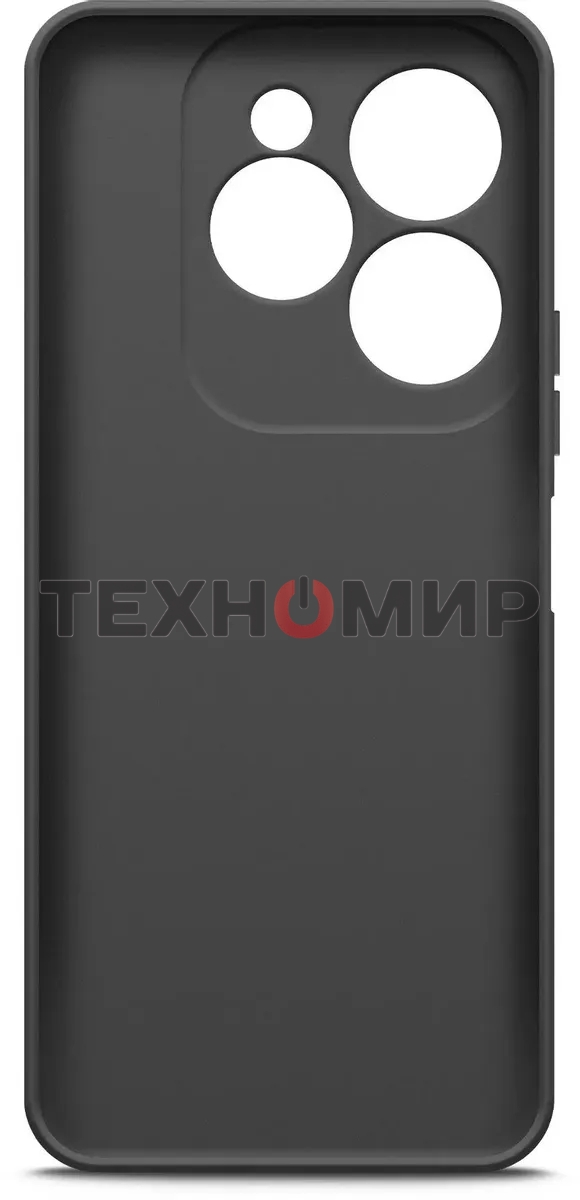 Чехол (клип-кейс) BoraSCO для Infinix Hot 40 черный (72732)