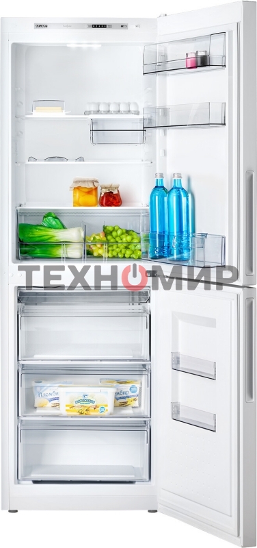 Холодильник Atlant ХМ-4619-101 белый двухкамерный 182/119л морозилка снизу