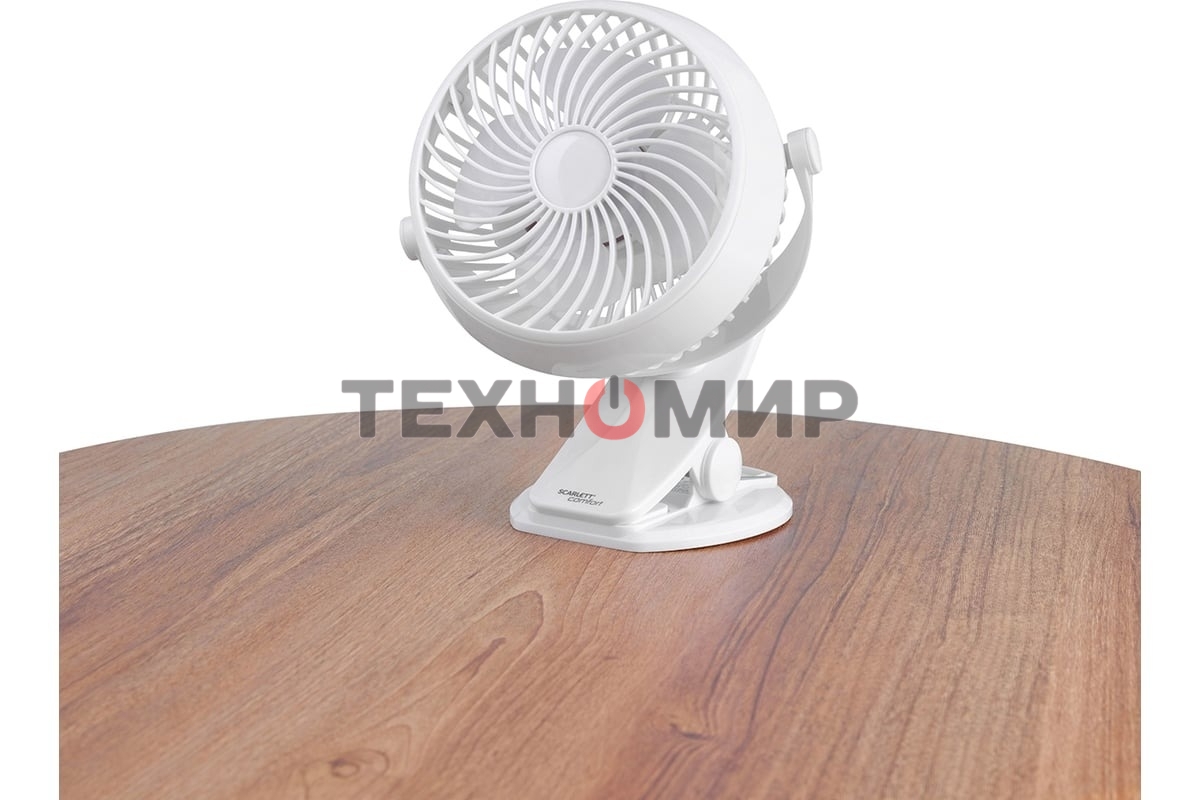 Вентиляторы настольные Scarlett SC-DF111S98 белый