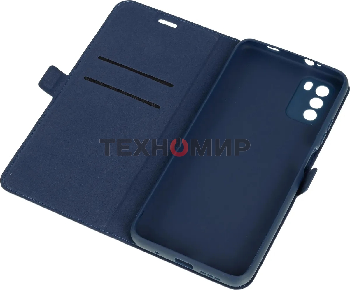 Чехол (флип-кейс) DF poFlip-03 для Xiaomi Poco M3 синий